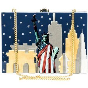 New York New York Purse with Swarovski Crystals
